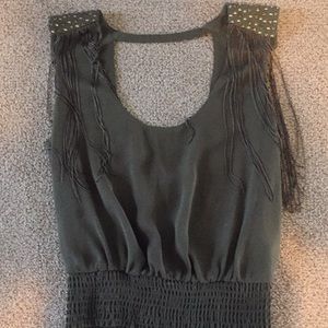 Bebe green top